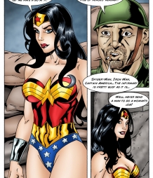 Hulk comics. Part I. Wonder Woman and Hulk in heated one on one!