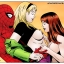 SpiderGuy’s threesome with Gwen and MJ