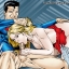 Superman and Supergirl fucking in the fortress of solitude