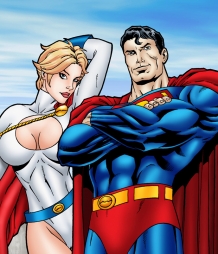 Power Girl gets drilled by Superman’s dick of steel!