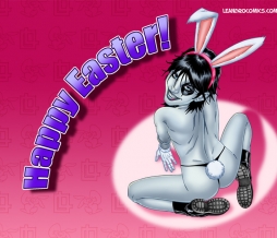 Domina hides your eggs for Easter in this wallpaper!